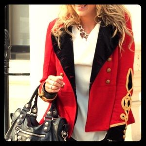 Ralph Lauren Red Double Breasted Jacket Size M!!